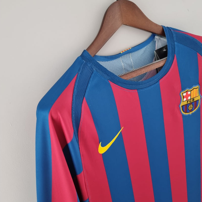 BARCELONA I 05/06 HOMBRE (RETRO) MANGA LARGA - FutStoreOficial