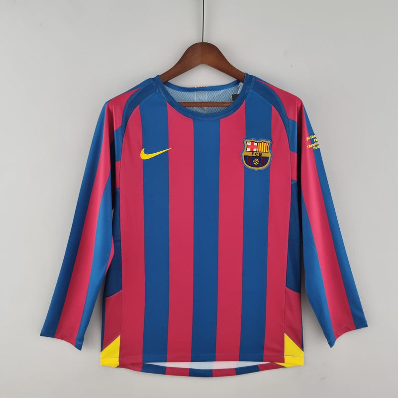 BARCELONA I 05/06 HOMBRE (RETRO) MANGA LARGA - FutStoreOficial