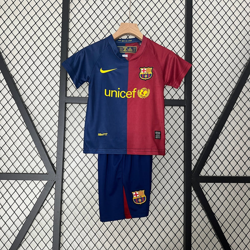 BARCELONA I 08/09 CONJUNTO INFANTIL (RETRO) - FutStoreOficial