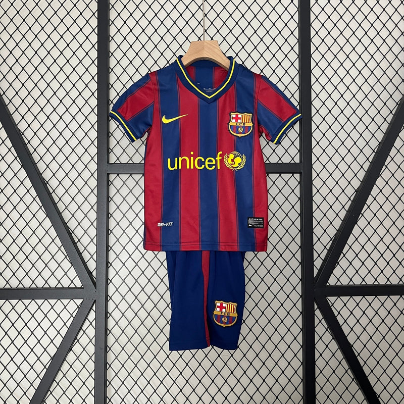 BARCELONA I 09/10 CONJUNTO INFANTIL (RETRO) - FutStoreOficial