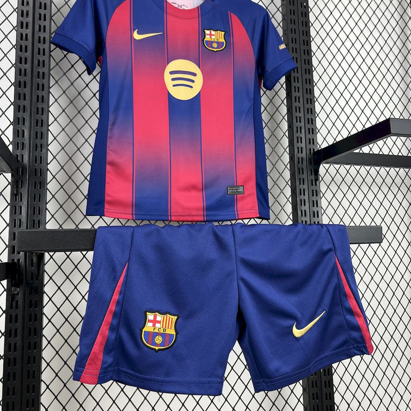 BARCELONA I 25/26 CONJUNTO INFANTIL LANZAMIENTO - FutStoreOficial