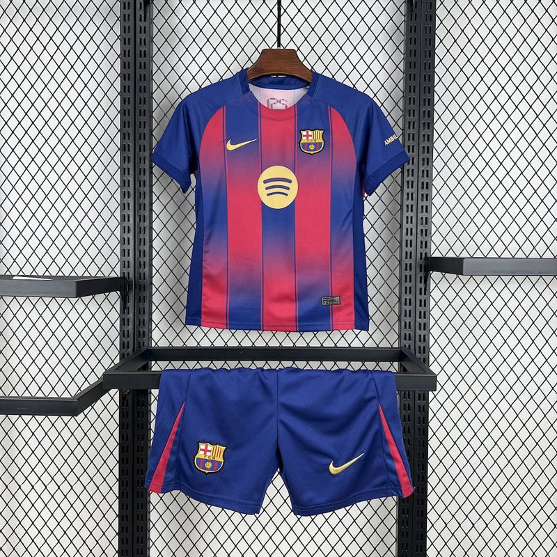 BARCELONA I 25/26 CONJUNTO INFANTIL LANZAMIENTO - FutStoreOficial