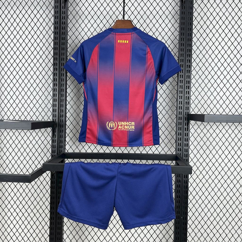 BARCELONA I 25/26 CONJUNTO INFANTIL LANZAMIENTO - FutStoreOficial