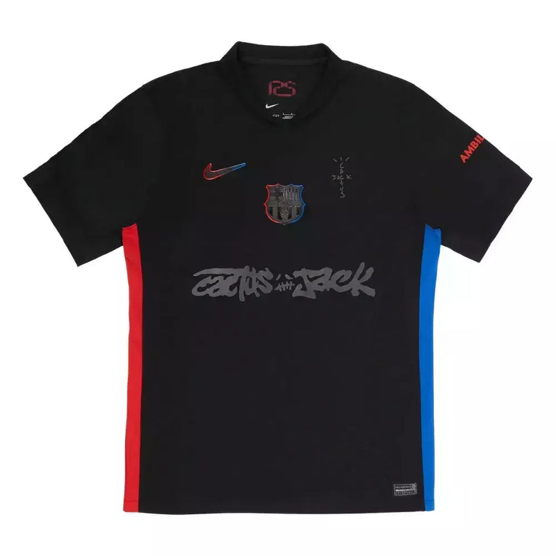 CAMISETA II BARCELONA X TRAVIS SCOTT 2025 – HOMBRE - LANZAMIENTO - (VERSIÓN JUGADOR)