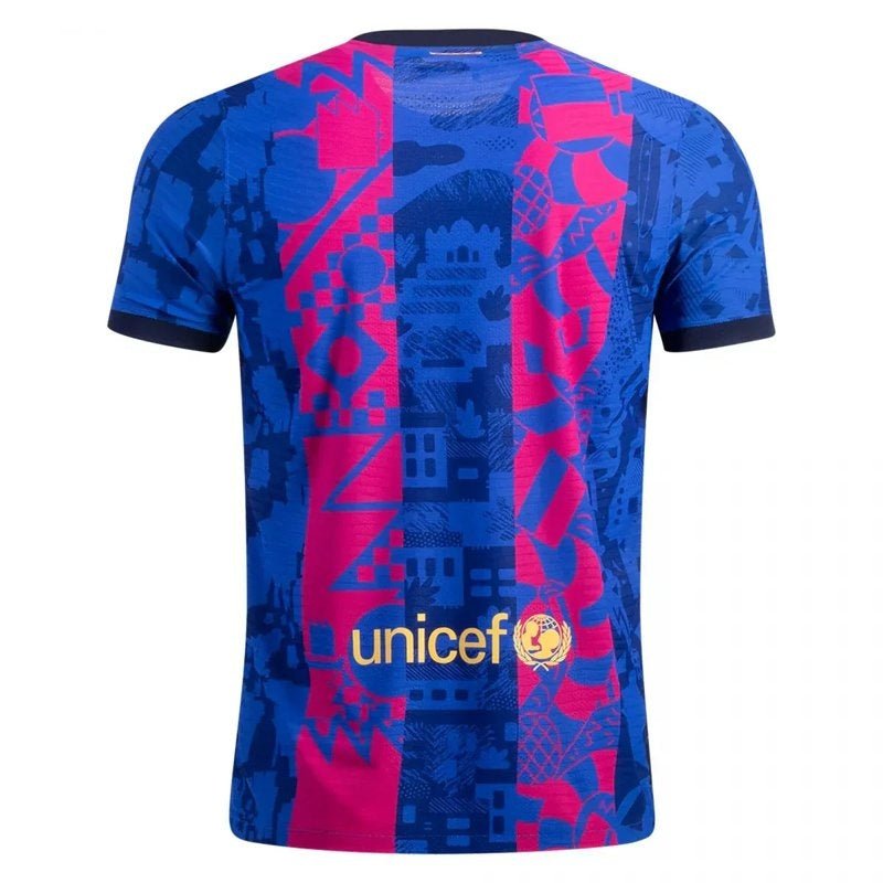 Camiseta Barcelona 21/22 III Tercera - Versión Jugador [Slim Fit] - FutStoreOficial