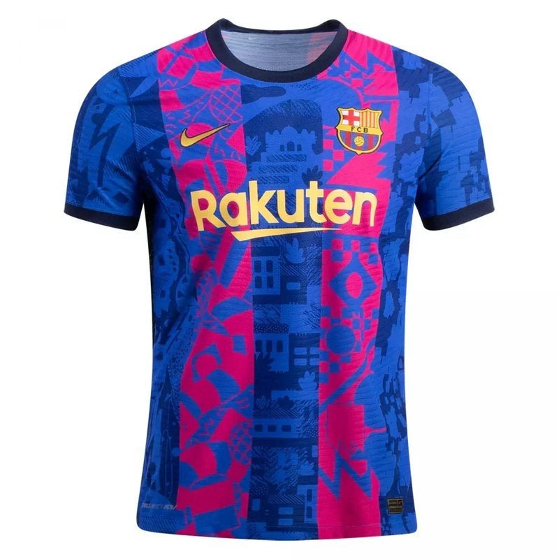 Camiseta Barcelona 21/22 III Tercera - Versión Jugador [Slim Fit] - FutStoreOficial