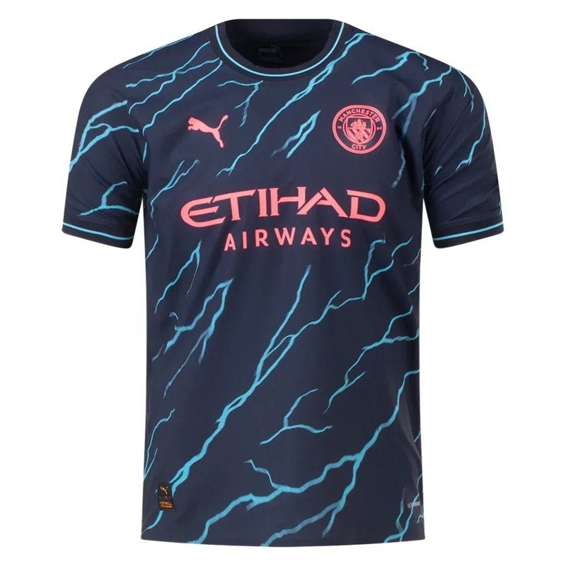 Camiseta Manchester City 23/24 III Tercera - Versión Jugador [Slim Fit] - FutStoreOficial