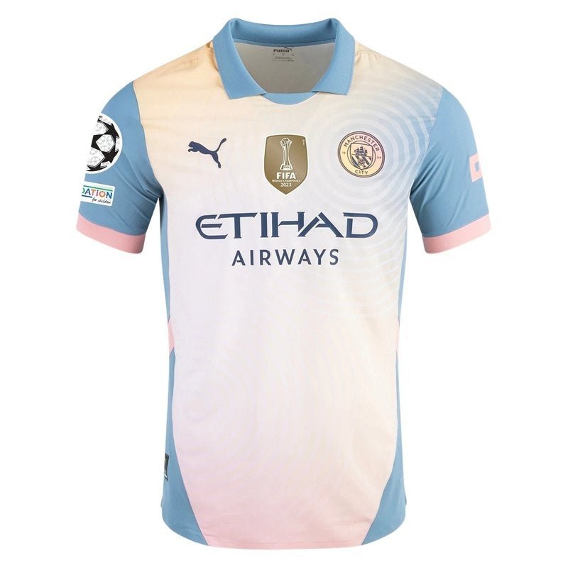Camiseta Manchester City 24/25 I de Local - Manga Larga - FutStoreOficial