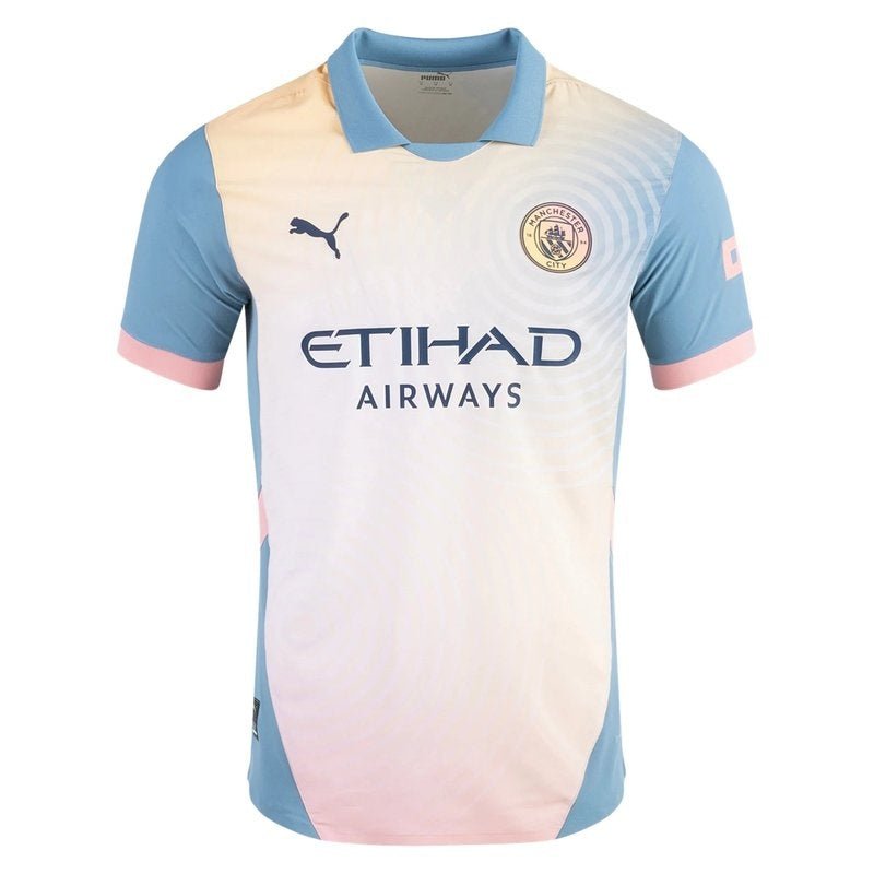 Camiseta Manchester City UCL 24/25 I de Local - Manga Larga - FutStoreOficial