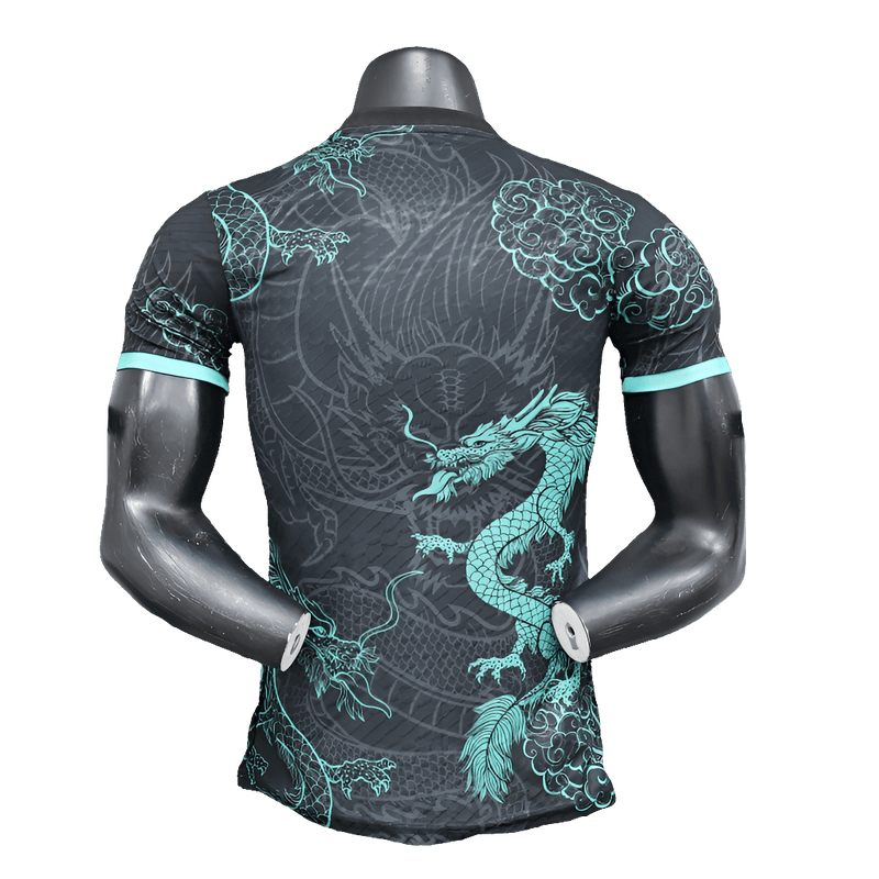 Camiseta Real Madrid 25/26 Edición Especial - Negro e Azul Claro - Versión Jugador - FutStoreOficial