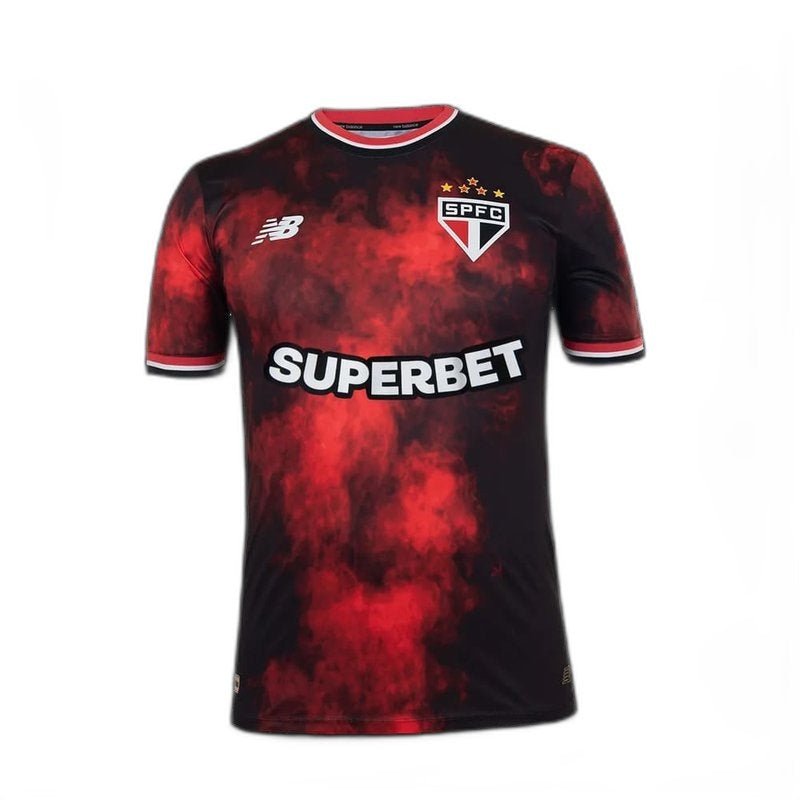 Camiseta São Paulo 24/25 Edición Conmemorativa - Negra - Versión Jugador [Slim Fit] - FutStoreOficial