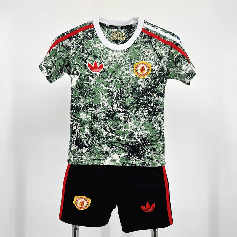 MANCHESTER UNITED EDICIÓN LIMITADA ADIDAS RETRO 24/25 CONJUNTO INFANTIL - FutStoreOficial