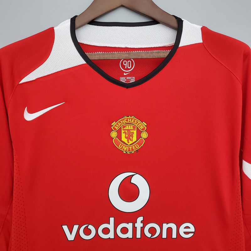 MANCHESTER UNITED I 04/05 HOMBRE (RETRO) MANGA LARGA - FutStoreOficial