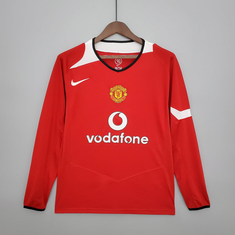 MANCHESTER UNITED I 04/05 HOMBRE (RETRO) MANGA LARGA - FutStoreOficial