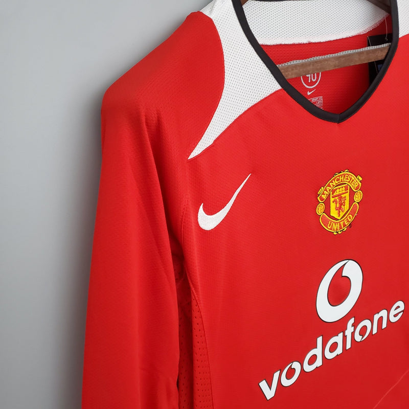MANCHESTER UNITED I 04/05 HOMBRE (RETRO) MANGA LARGA - FutStoreOficial