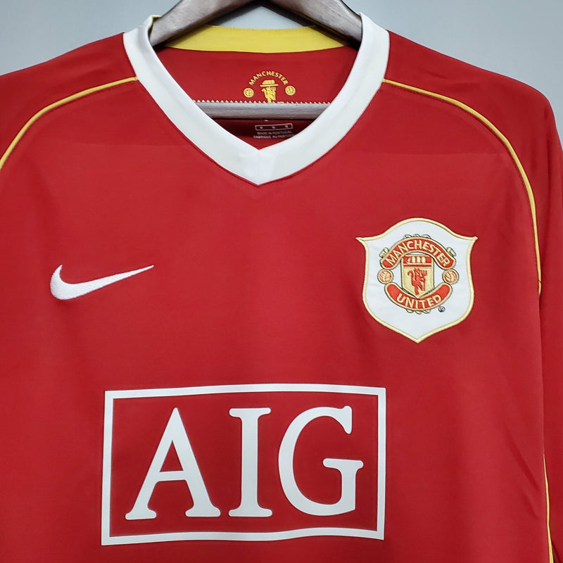 MANCHESTER UNITED I 06/07 HOMBRE (RETRO) MANGA LARGA - FutStoreOficial