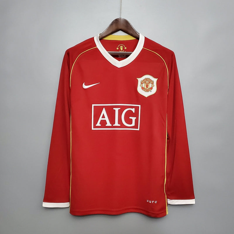 MANCHESTER UNITED I 06/07 HOMBRE (RETRO) MANGA LARGA - FutStoreOficial
