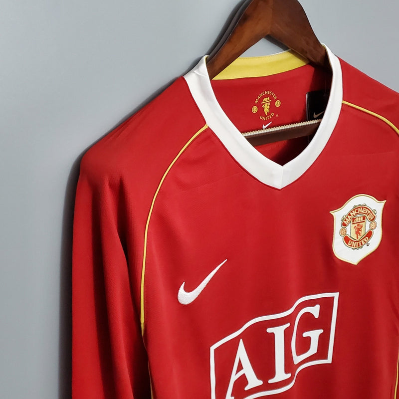 MANCHESTER UNITED I 06/07 HOMBRE (RETRO) MANGA LARGA - FutStoreOficial