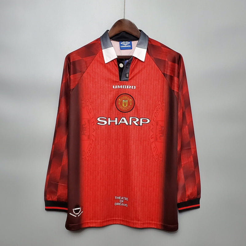 MANCHESTER UNITED I 1996 HOMBRE (RETRO) MANGA LARGA - FutStoreOficial