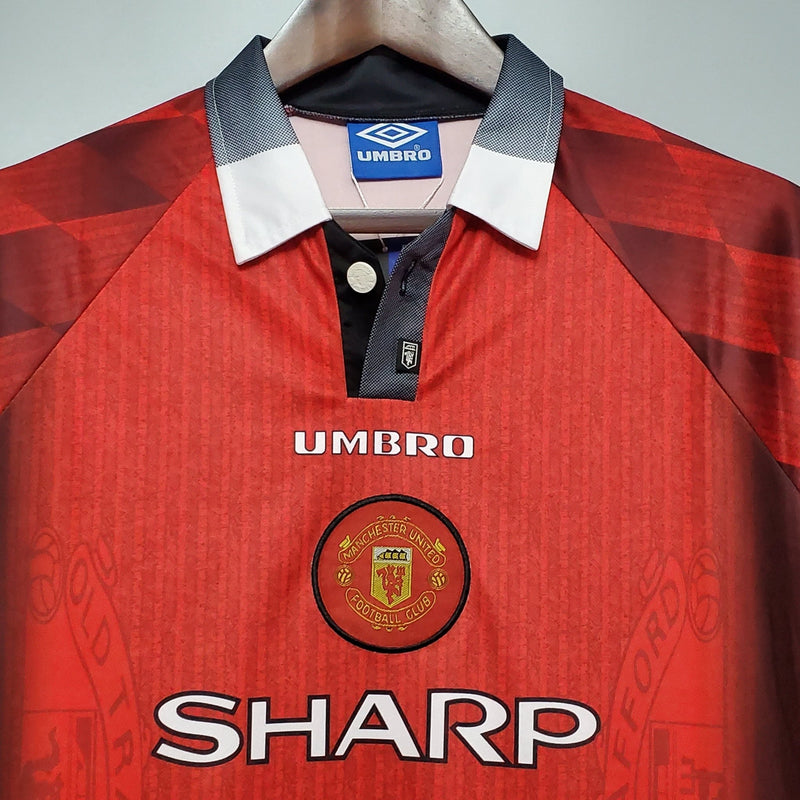 MANCHESTER UNITED I 1996 HOMBRE (RETRO) MANGA LARGA - FutStoreOficial