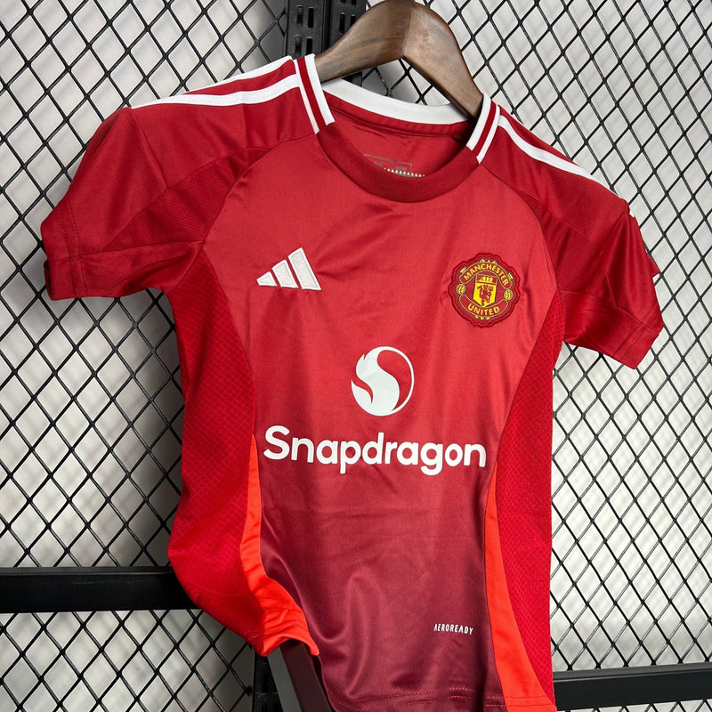 MANCHESTER UNITED I 24/25 CONJUNTO INFANTIL - FutStoreOficial