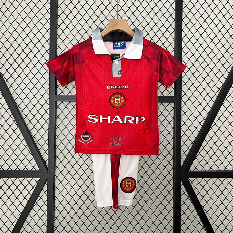 MANCHESTER UNITED I 96/97 CONJUNTO INFANTIL (RETRO) - FutStoreOficial