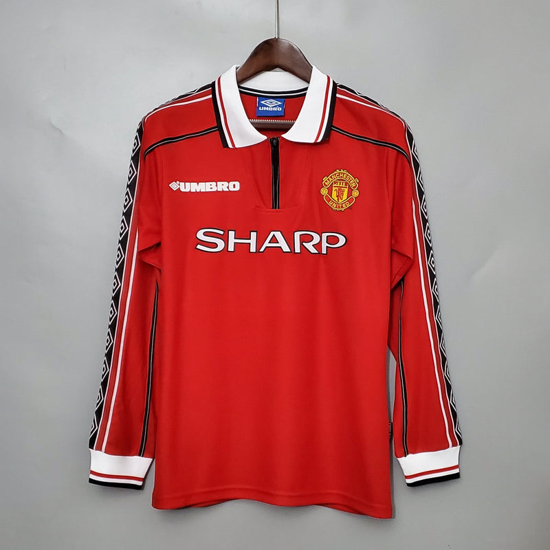 MANCHESTER UNITED I 98/99 HOMBRE (RETRO) MANGA LARGA - FutStoreOficial