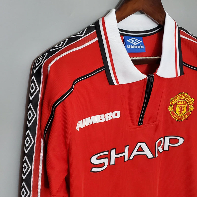 MANCHESTER UNITED I 98/99 HOMBRE (RETRO) MANGA LARGA - FutStoreOficial