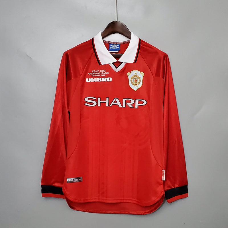 MANCHESTER UNITED I 99/00 HOMBRE (RETRO) MANGA LARGA - FutStoreOficial