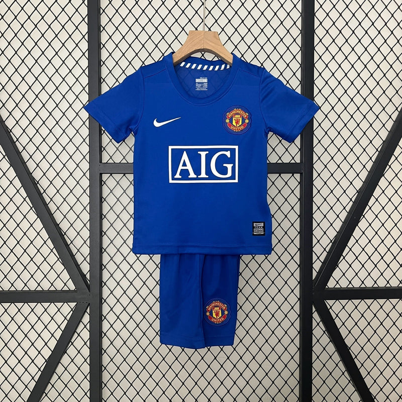 MANCHESTER UNITED III 08/09 CONJUNTO INFANTIL (RETRO) - FutStoreOficial
