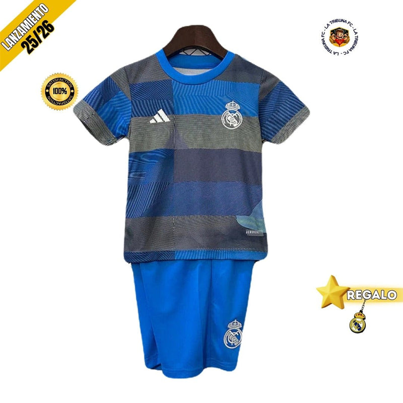 REAL MADRID CALENTAMIENTO I 25/26 CONJUNTO INFANTIL LANZAMIENTO - FutStoreOficial