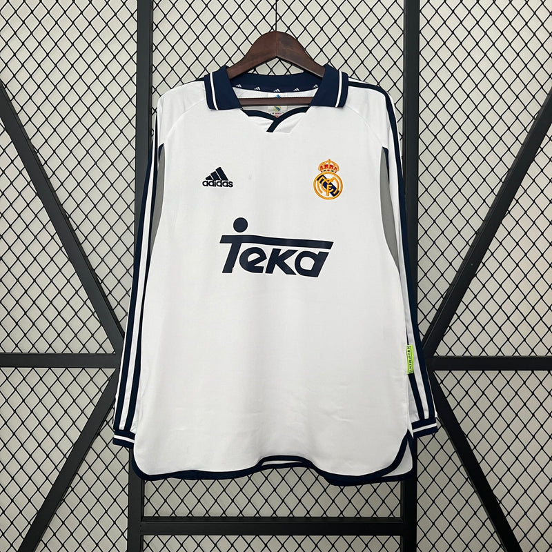 REAL MADRID I 00/01 HOMBRE (RETRO) MANGA LARGA - FutStoreOficial