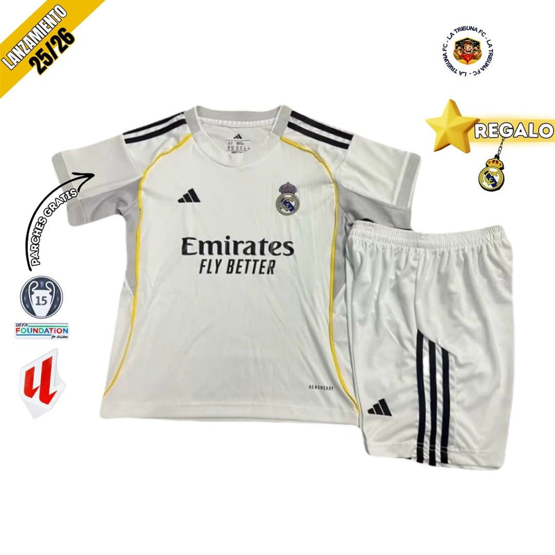 REAL MADRID I 25/26 CONJUNTO INFANTIL LANZAMIENTO - FutStoreOficial