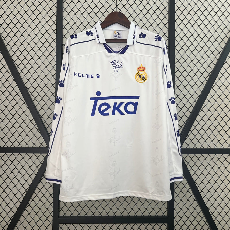 REAL MADRID I 94/96 HOMBRE (RETRO) MANGA LARGA - FutStoreOficial