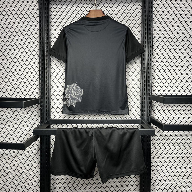 REAL MADRID Y - 3 NEGRA 24/25 CONJUNTO INFANTIL - FutStoreOficial
