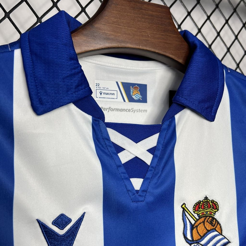 REAL SOCIEDAD I 24/25 CONJUNTO INFANTIL - FutStoreOficial
