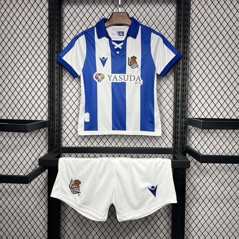 REAL SOCIEDAD I 24/25 CONJUNTO INFANTIL - FutStoreOficial
