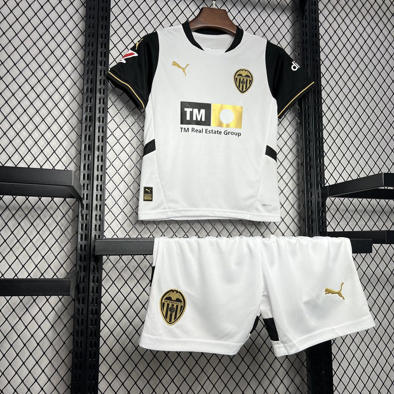 VALENCIA I 24/25 CONJUNTO INFANTIL - FutStoreOficial