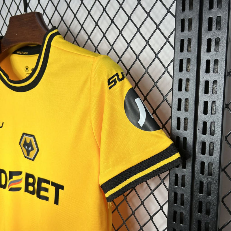 WOLVERHAMPTON I 24/25 CONJUNTO INFANTIL - FutStoreOficial